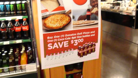 Coca-Cola 'Score Big' Sign