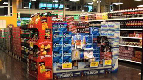 Bud Light 'Playbook' Endcap