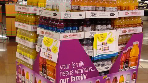 Vitaminwater Case Stack