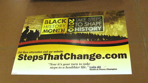 Kroger 'Black History Month' Floor Cling