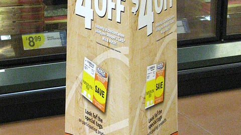 Kroger 'March to Savings' Standee
