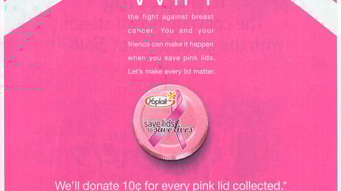 Yoplait 'Save Lids' FSI