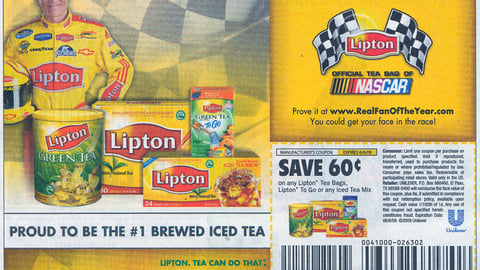 Lipton NASCAR 'Real Fan of the Year' FSI