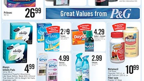 Longs P&G 'Great Values' Feature