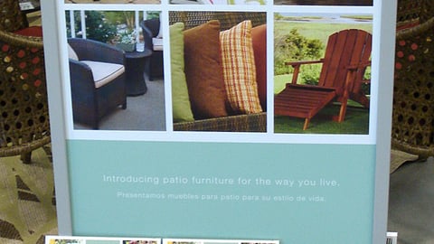 Lowe's 'Life Outside' Stanchion Sign