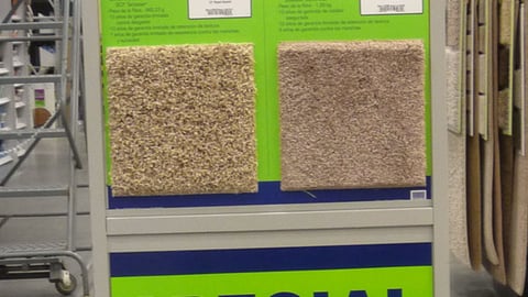 Lowe's 'Carpet Installation' Stanchion