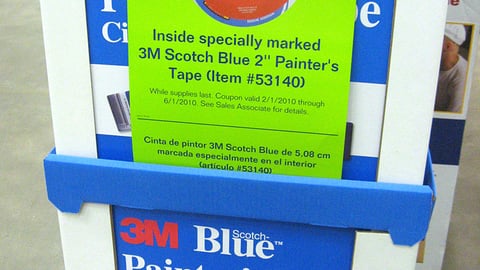3M Scotch-Blue Lowe's Incentive Sign
