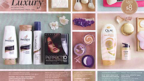 P&G 'All the Luxury' FSI