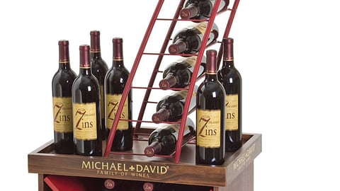 Michael-David 7 Deadly Zins Wine Rack