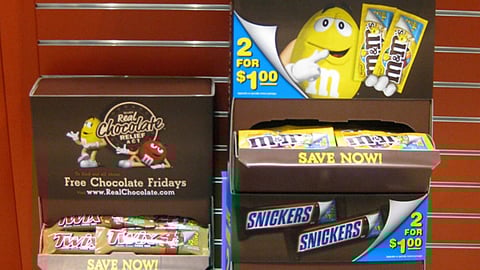 Mars 'Real Chocolate' Displays