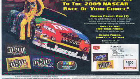 Rite Aid M&M's 'Full Throttle' Feature