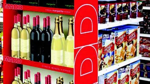MADD Virgin Drink Display