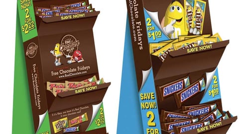 Mars Candy Floorstands