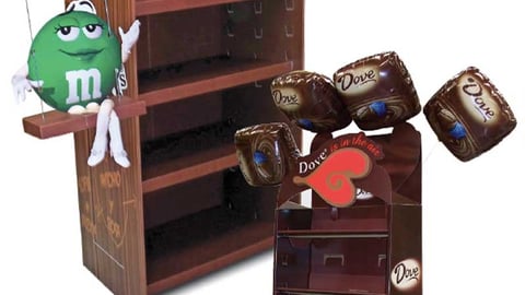 Mars Caribbean Candy Floorstands