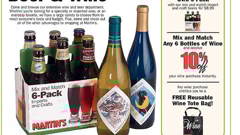 Martin's Beer & Wine Feature