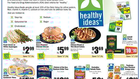 Martin's 'Healthy Ideas' Feature