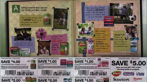 Johnson & Johnson 'Allergy' FSI