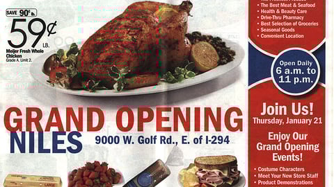 Meijer 'Grand Opening' Circular Cover