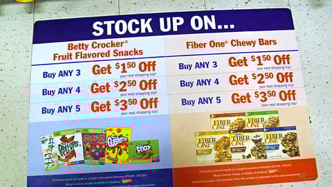 General Mills Meijer 'Stock Up' Floor Graphic