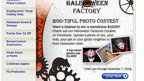 Meijer 'Boo-tiful Photo Contest' Online Ad
