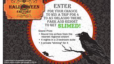 Meijer 'Halloween Factory' Sweeps Online Ad