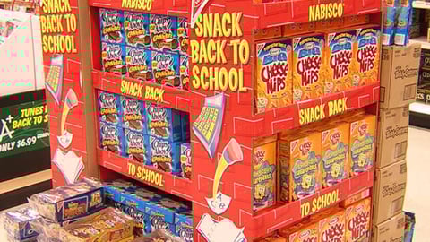 Nabisco "Win a Sports Star" Display