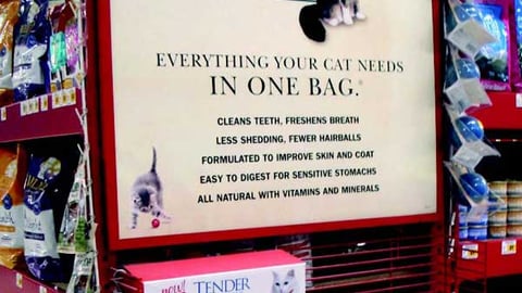 Nutro Natural Choice Endcap Sign