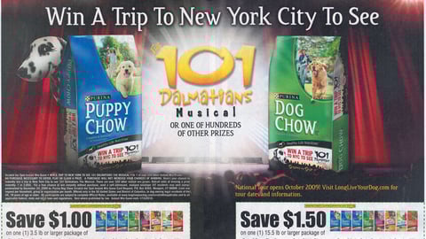 Nestle-Purina '101 Dalmatians' Sweeps FSI