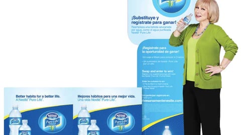 Nestle Pure Life Displays
