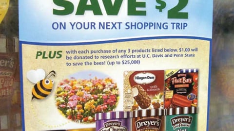 Nestlé 'Bee a Hero' Freezer Cling