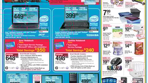 Office Depot HP 'Monster Makeover' Circular Cover