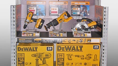 DeWalt 36-Volt Lowe's Endcap