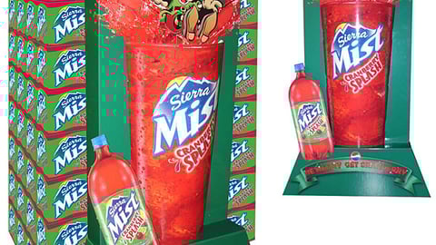 Sierra Mist Dunking Elf Display