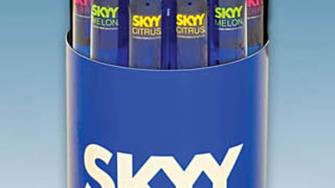 Skyy Vodka Bin Display