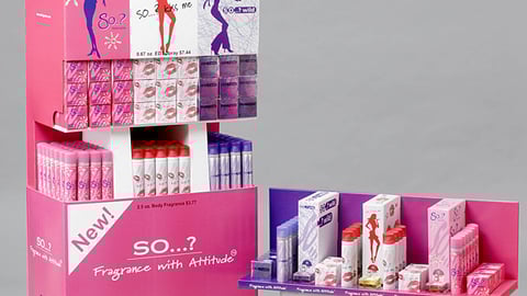 Elizabeth Arden So...? Fragrance Launch Endcap