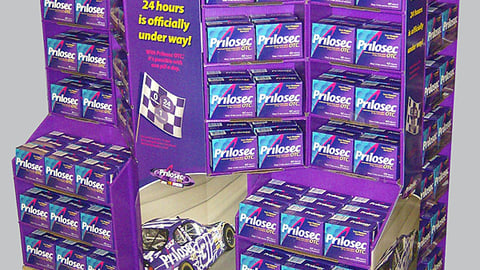 Prilosec 42-Count NASCAR Half Pallet