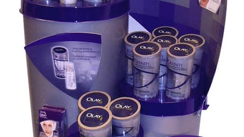 Olay Definity Launch Floorstand