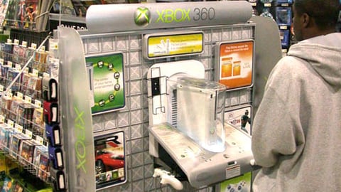 Best Buy Xbox 360 Four-Foot Endcap