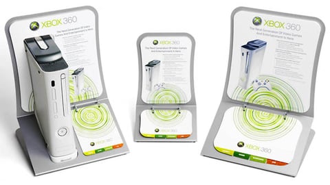 Xbox 360 Countertop Displays