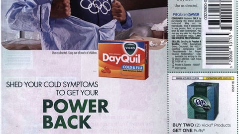 Vicks 'Power Back' Olympics FSI