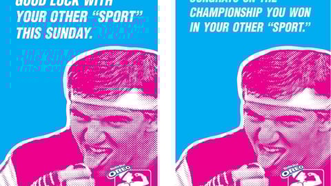 Oreo Double Stuf Eli Manning Print Ad