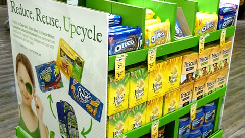 Kraft Safeway Earth Day Pallet Display