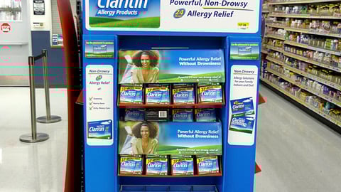 Claritin Walmart Endcap