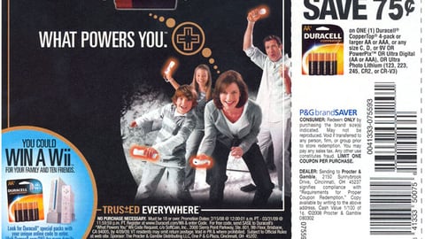 Duracell Nintendo Wii Sweeps FSI 