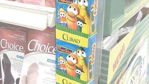 Curad Veggie Tales Mini Wing