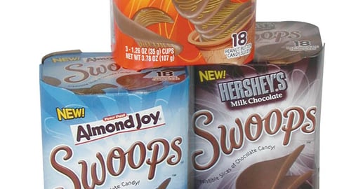 Hershey's Swoops Packaging