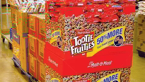Malt-O-Meal Tootie Fruities Pallet
