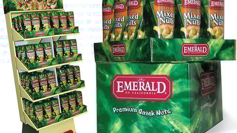 Emerald Snack Nuts Displays