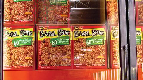 Ore-Ida Bagel Bites Club Store Packaging
