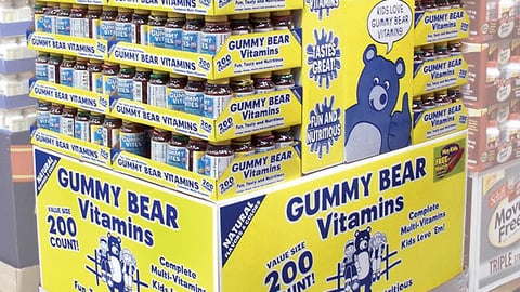Gummy Bear Vitamins Pallet